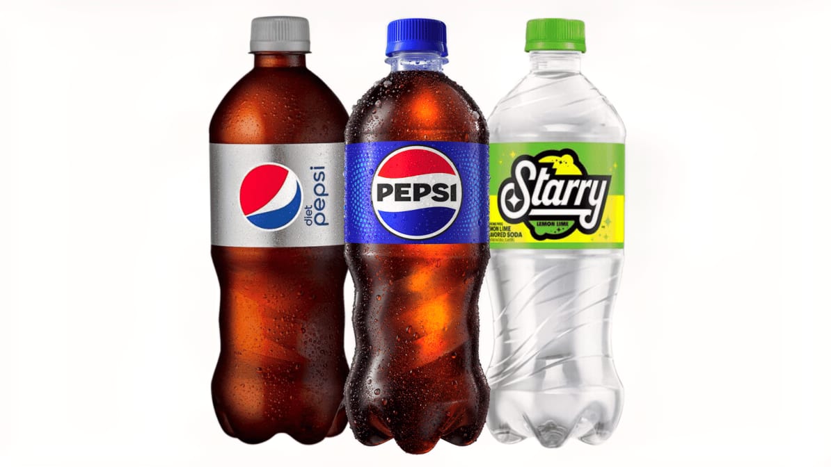 Pepsi Sodas - 20oz Bottle.